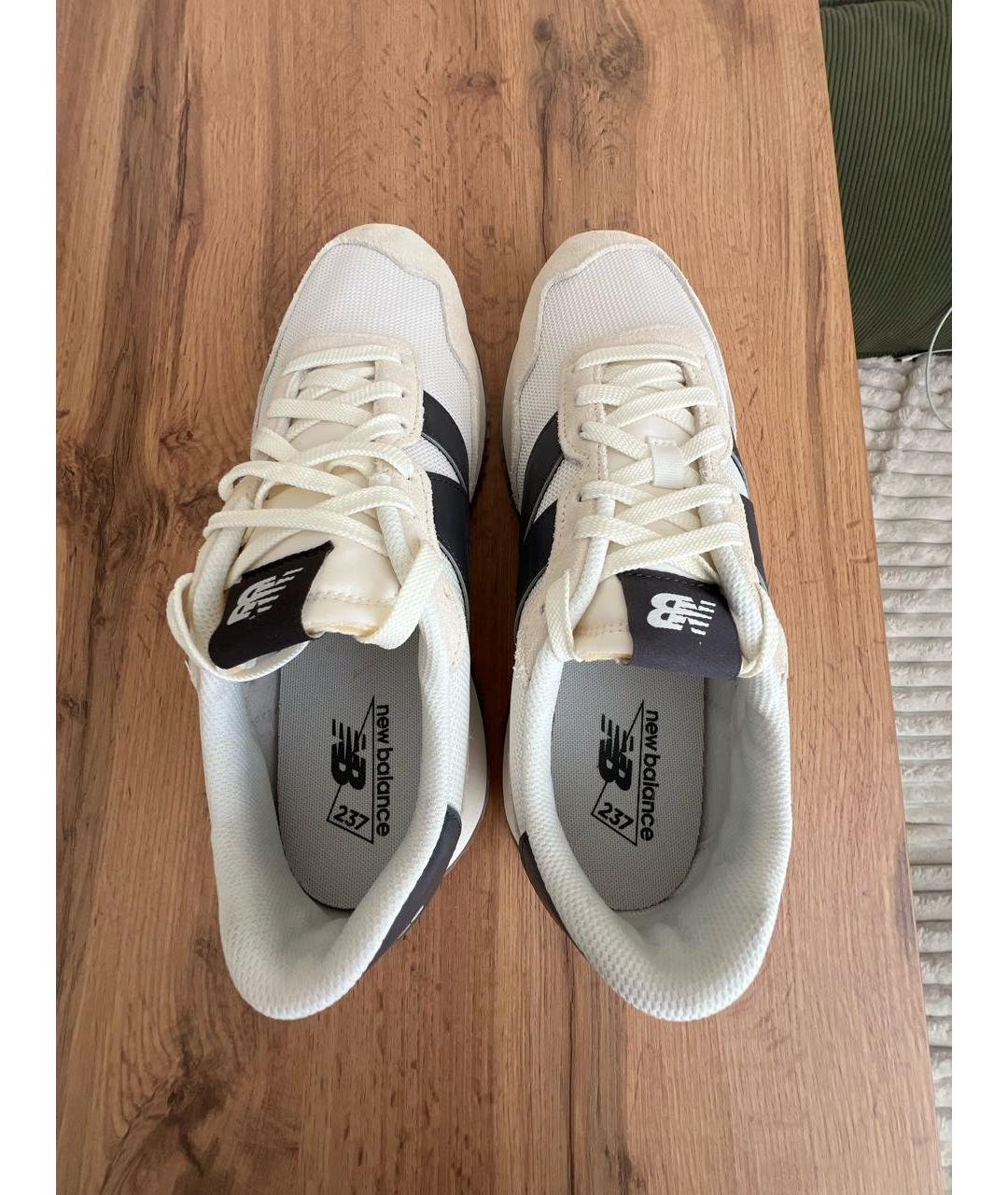 NEW BALANCE Бежевые замшевые кроссовки, фото 3