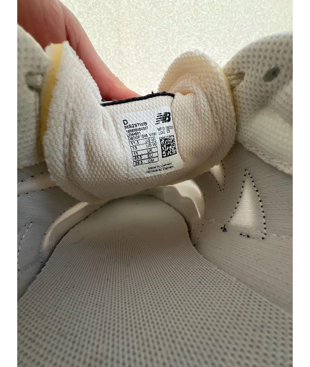 NEW BALANCE Бежевые замшевые кроссовки, фото 5