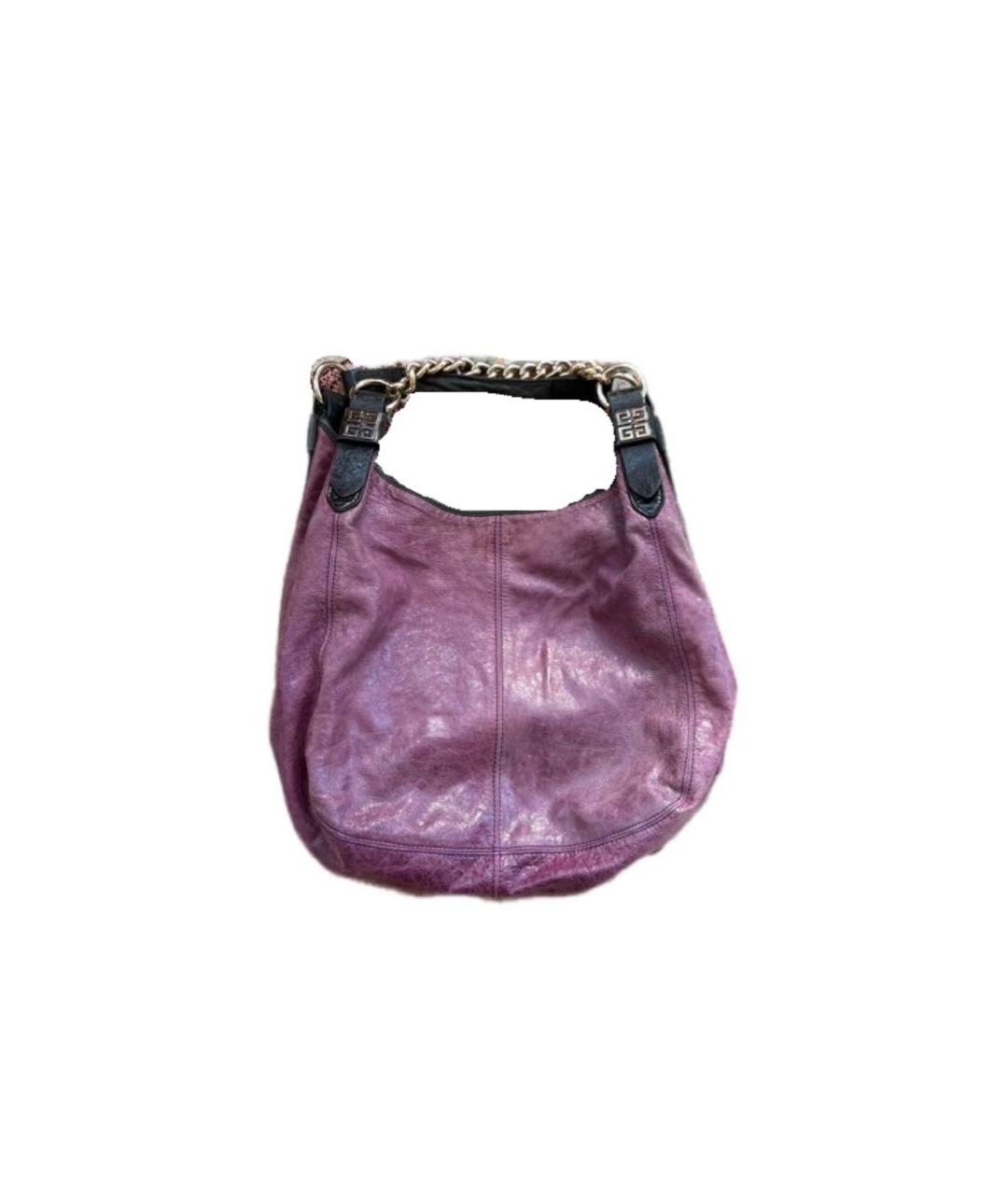 GIVENCHY Фиолетовая кожаная сумка через плечо, фото 6
