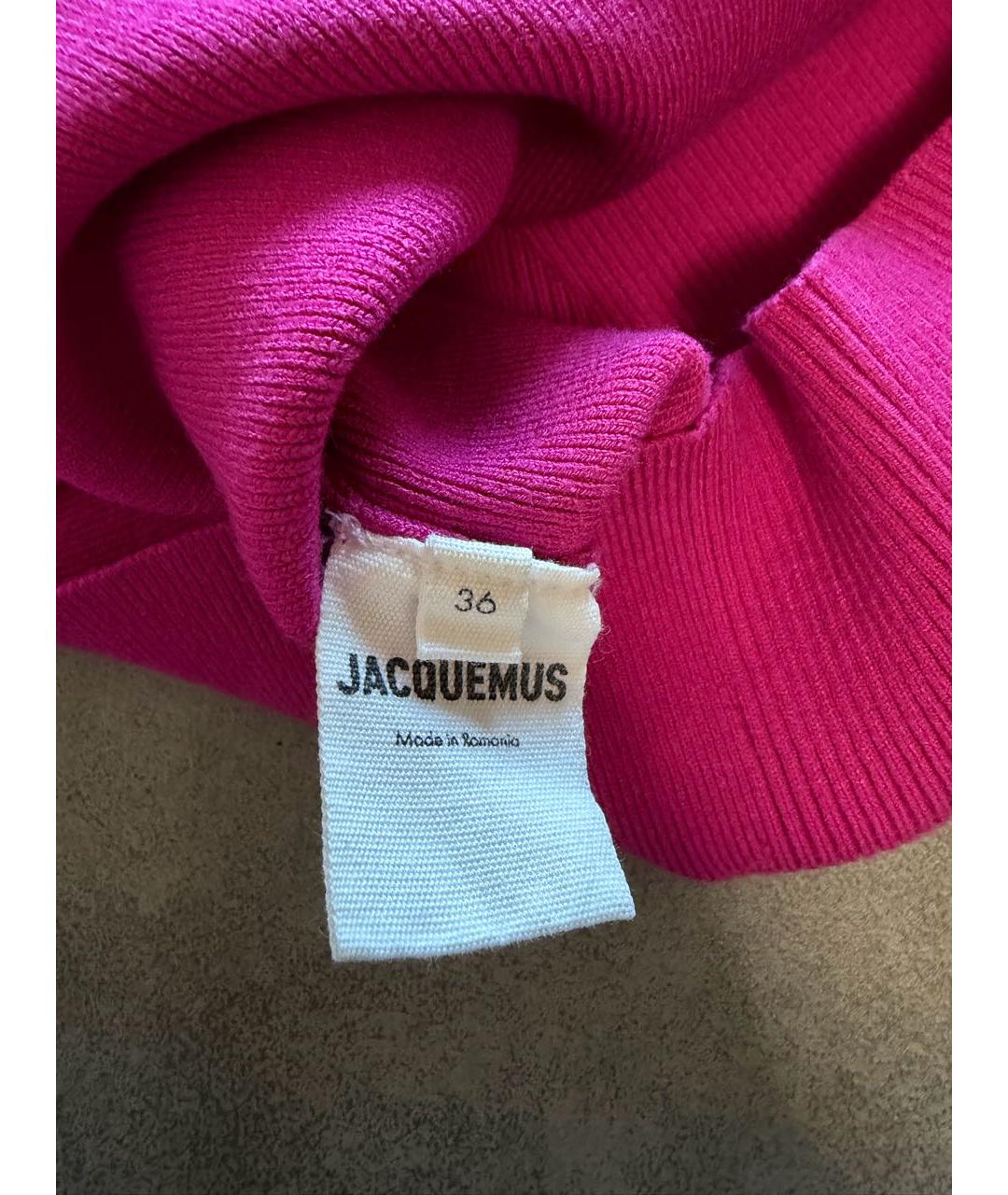 JACQUEMUS Фуксия вискозный джемпер / свитер, фото 6