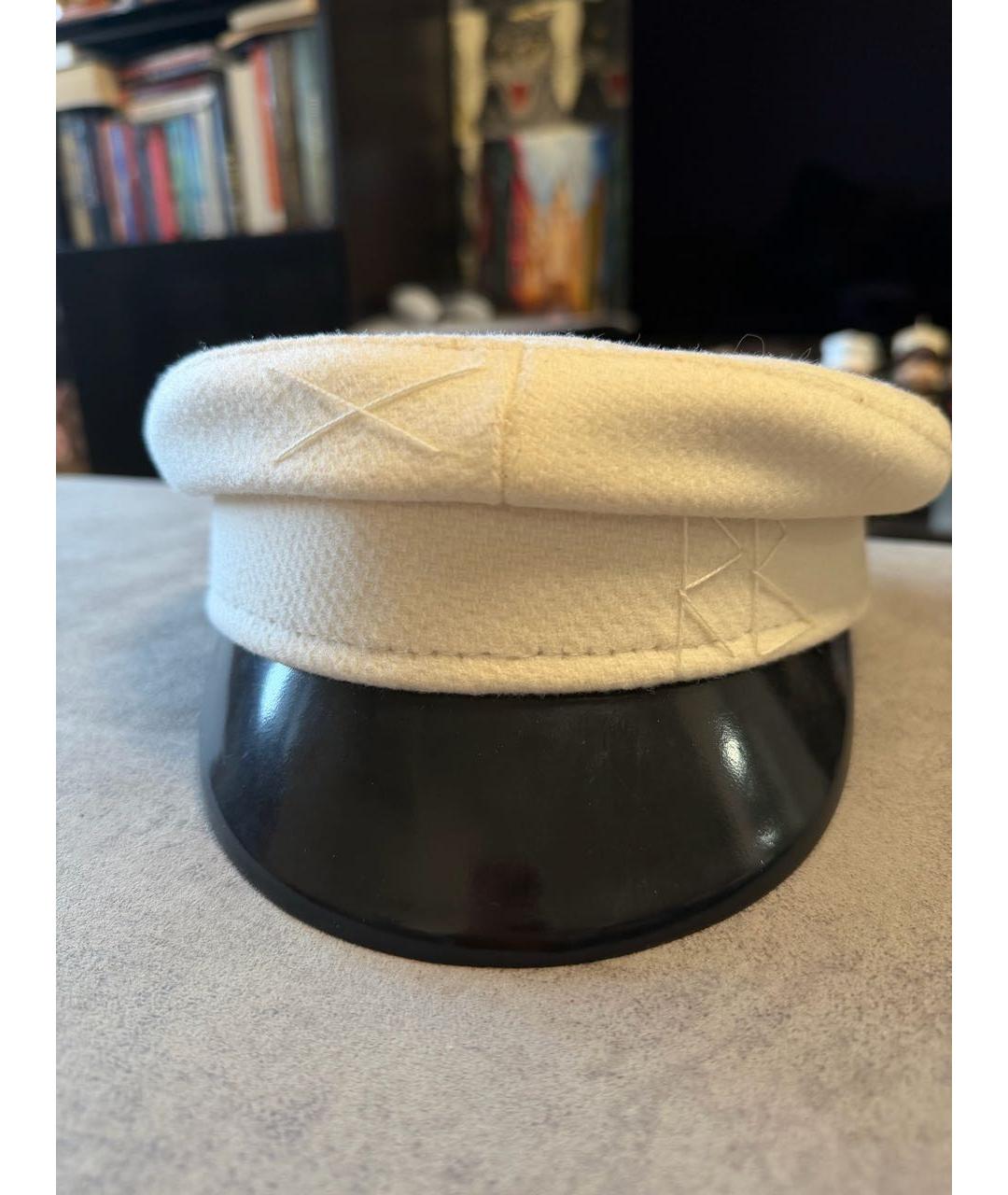 RUSLAN BAGINSKIY Белая шерстяная кепка, фото 7