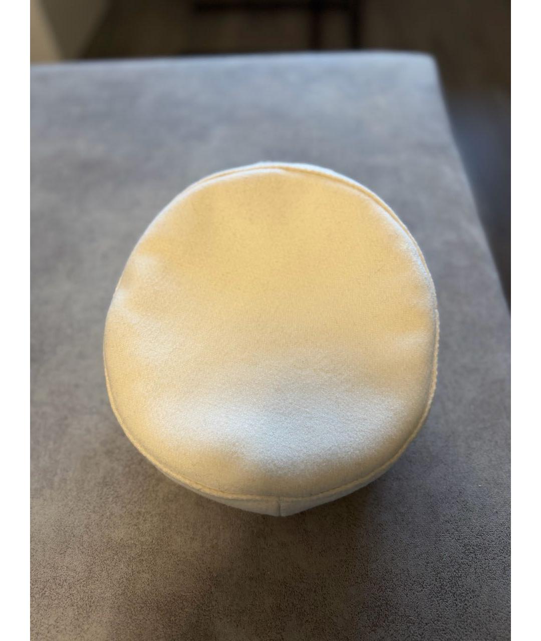 RUSLAN BAGINSKIY Белая шерстяная кепка, фото 6