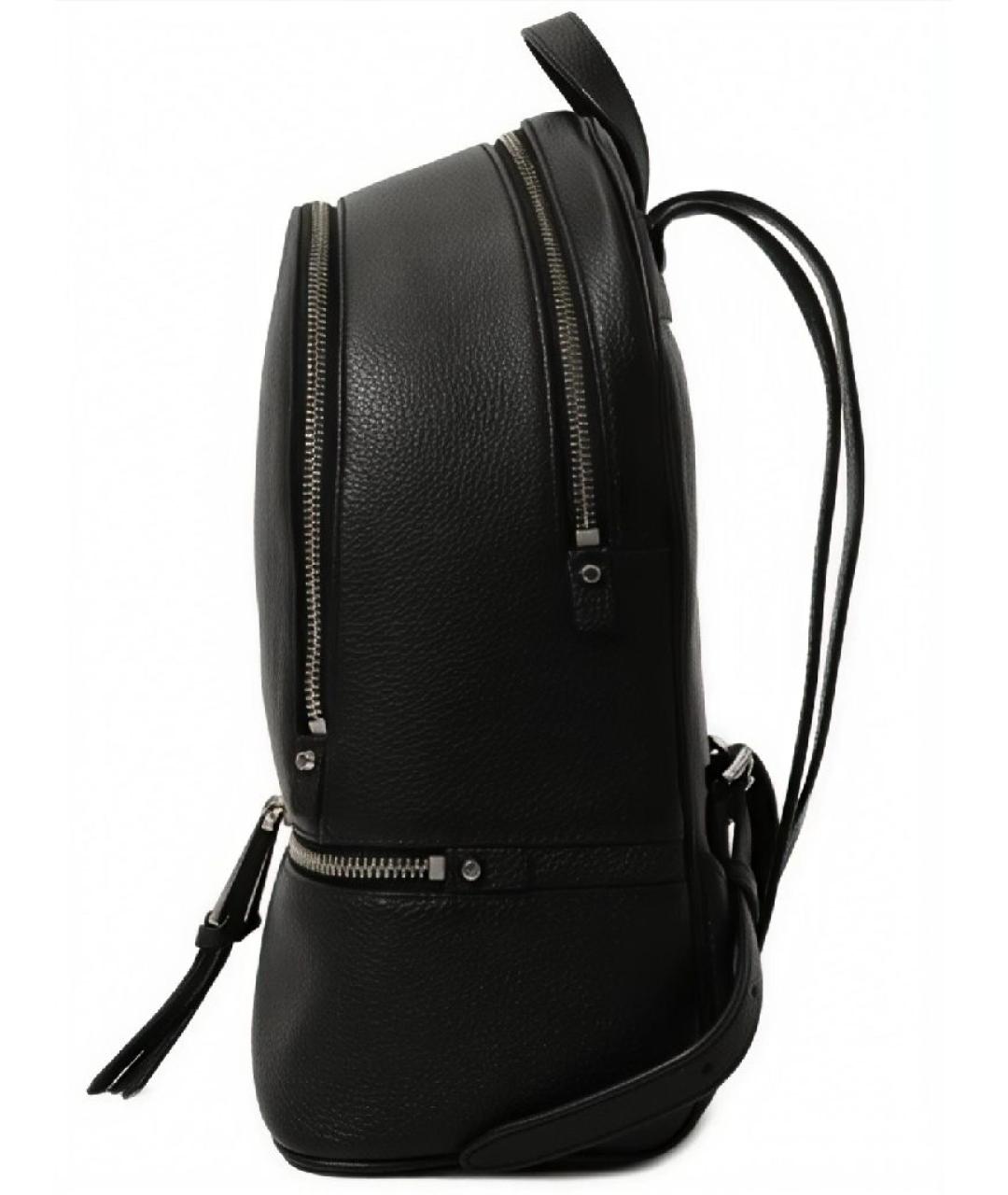 MICHAEL KORS Черный кожаный рюкзак, фото 2