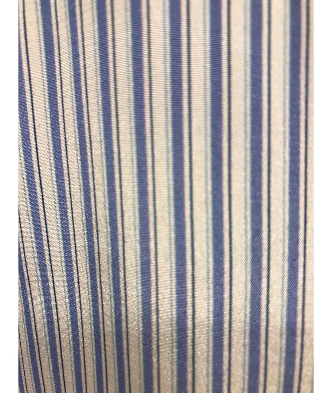 MAX MARA STUDIO Синяя шелковая рубашка, фото 5