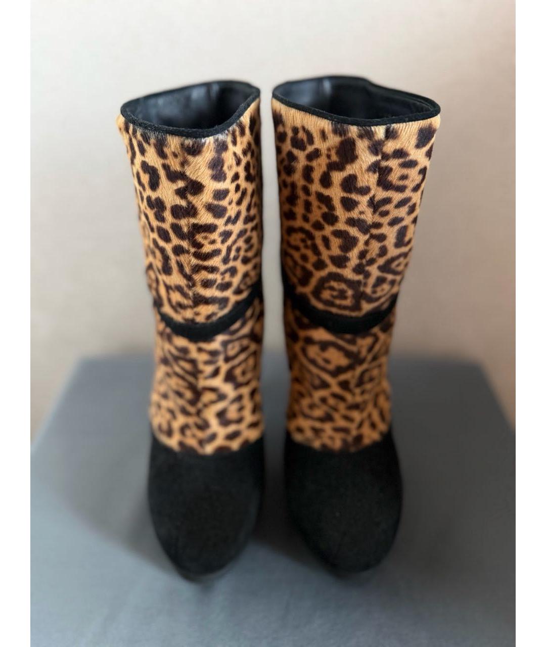 SAINT LAURENT Мульти замшевые ботильоны, фото 2