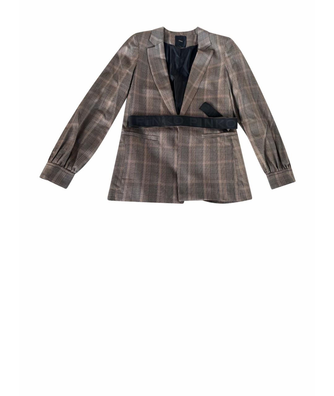 PINKO Коричневый жакет/пиджак, фото 1