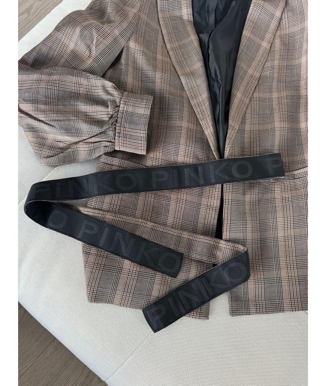 PINKO Коричневый жакет/пиджак, фото 2