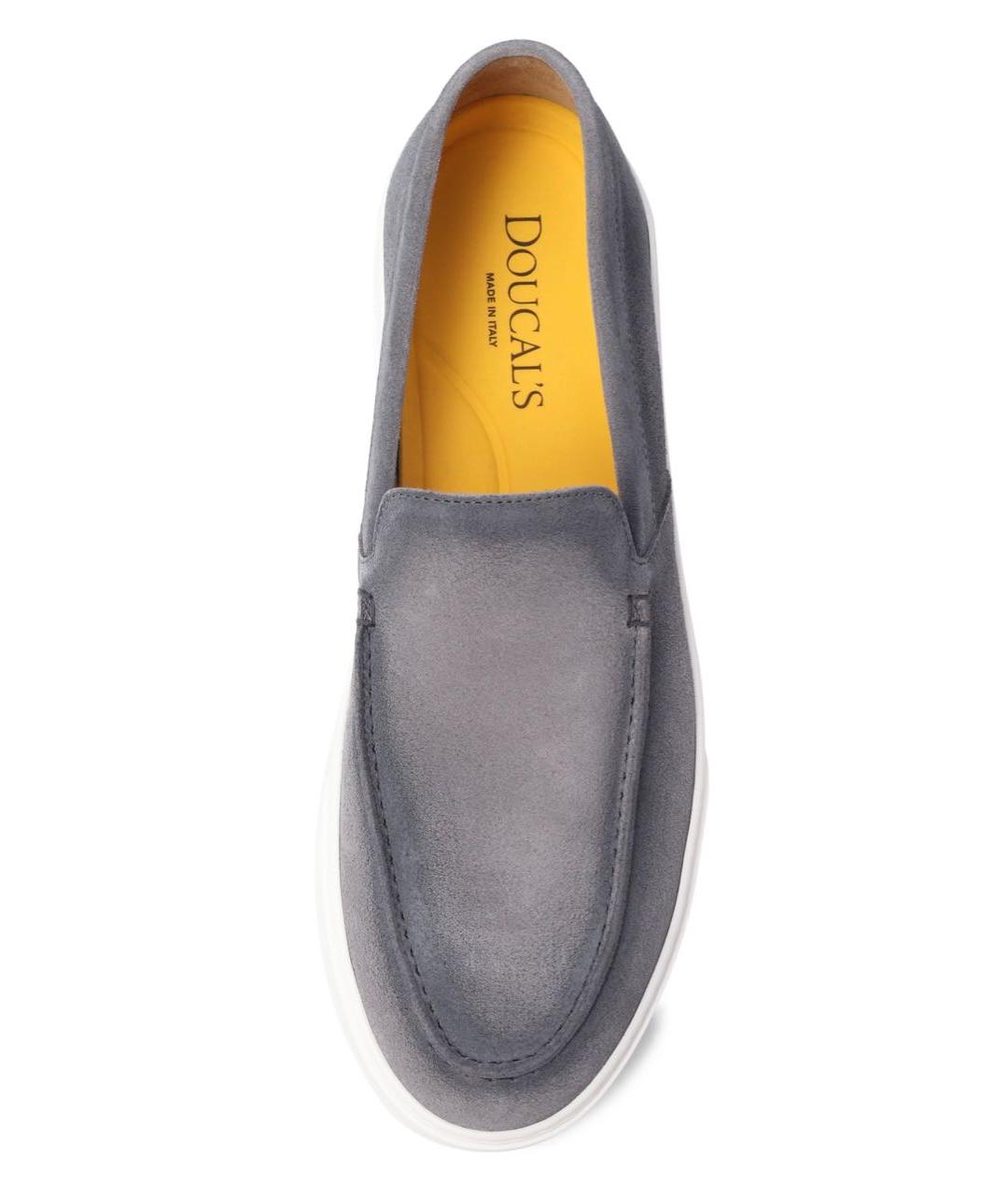 DOUCAL'S Серые замшевые лоферы, фото 3