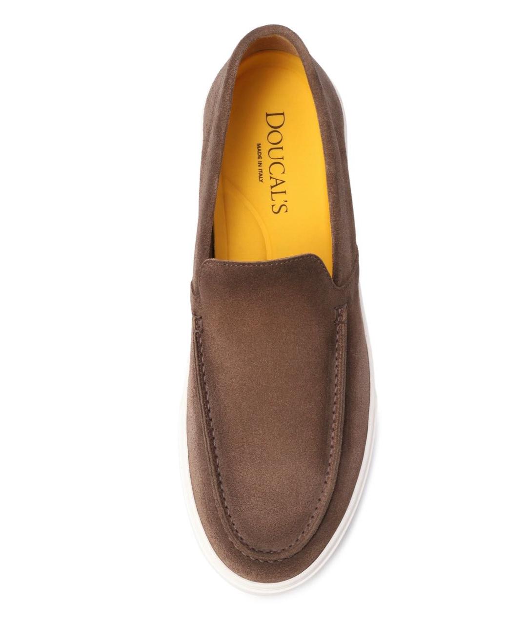 DOUCAL'S Коричневые замшевые лоферы, фото 3