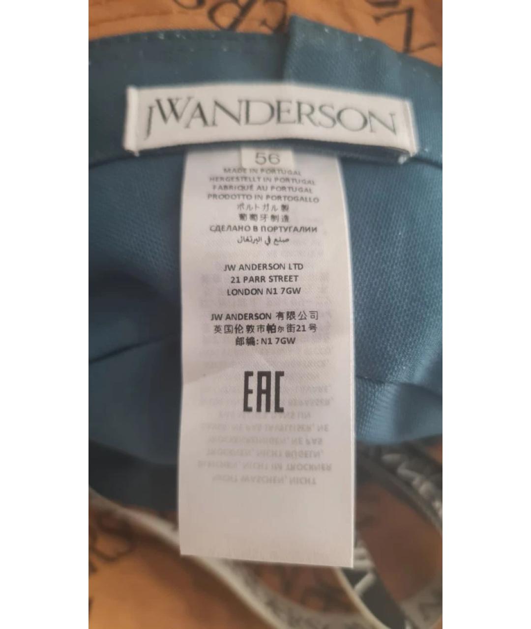 J.W.ANDERSON Коричневая синтетическая панама, фото 4