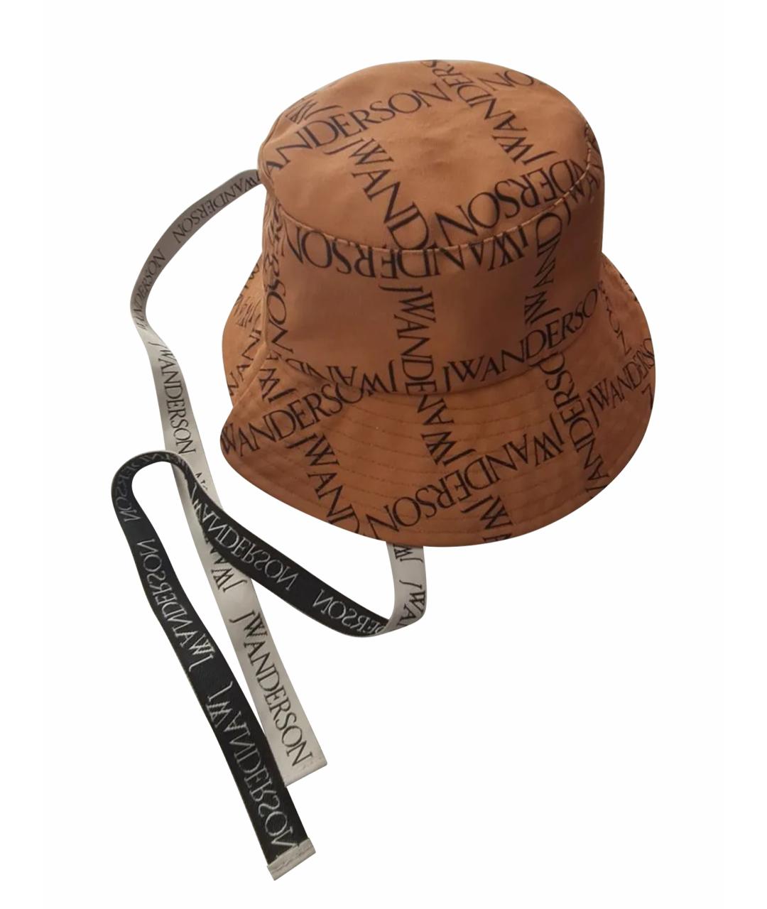 J.W.ANDERSON Коричневая синтетическая панама, фото 1