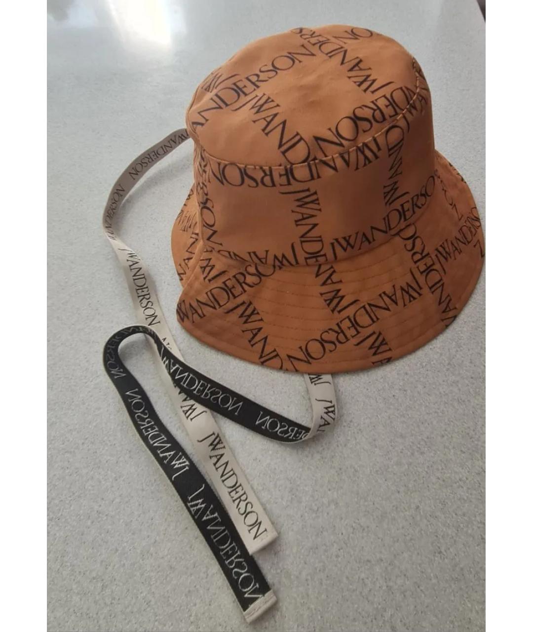 J.W.ANDERSON Коричневая синтетическая панама, фото 5