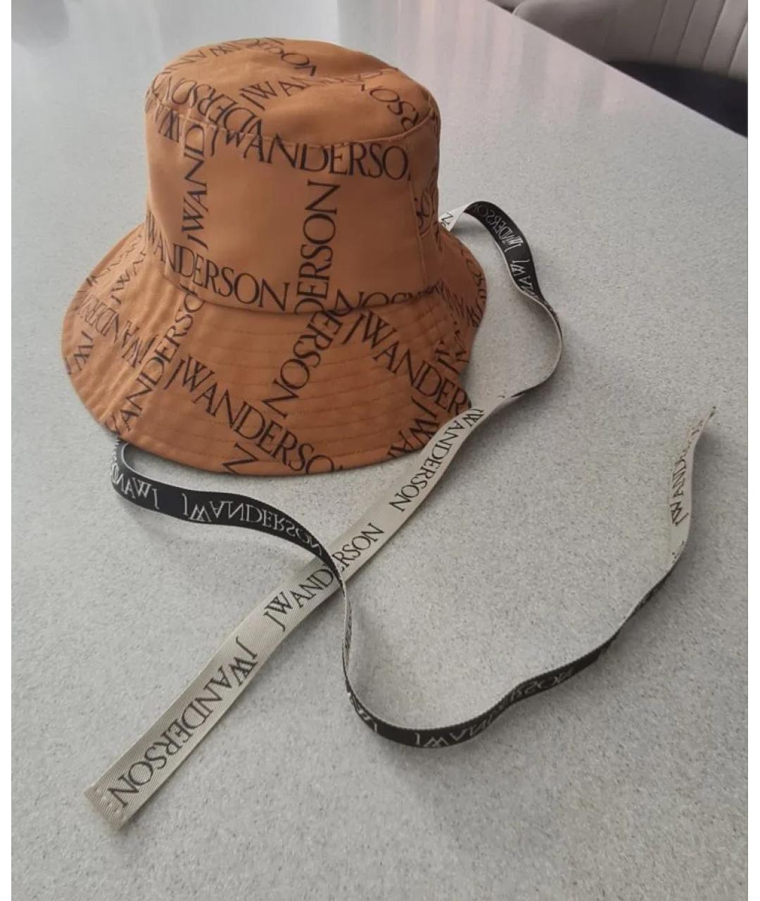 J.W.ANDERSON Коричневая синтетическая панама, фото 2