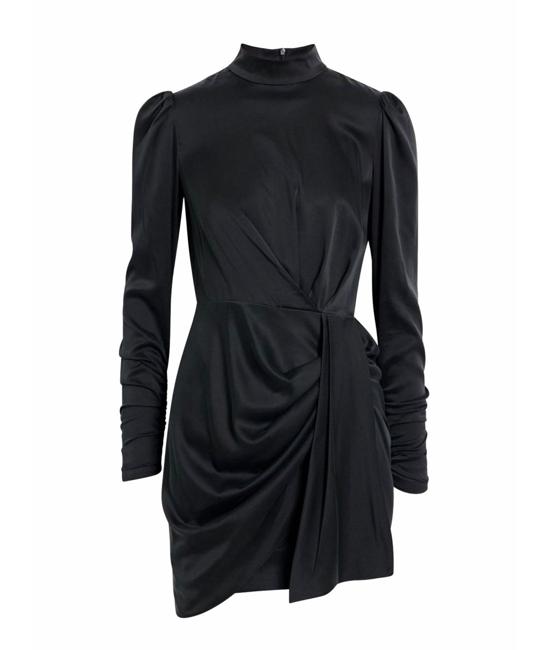 ZIMMERMANN Черное шелковое коктейльное платье, фото 1