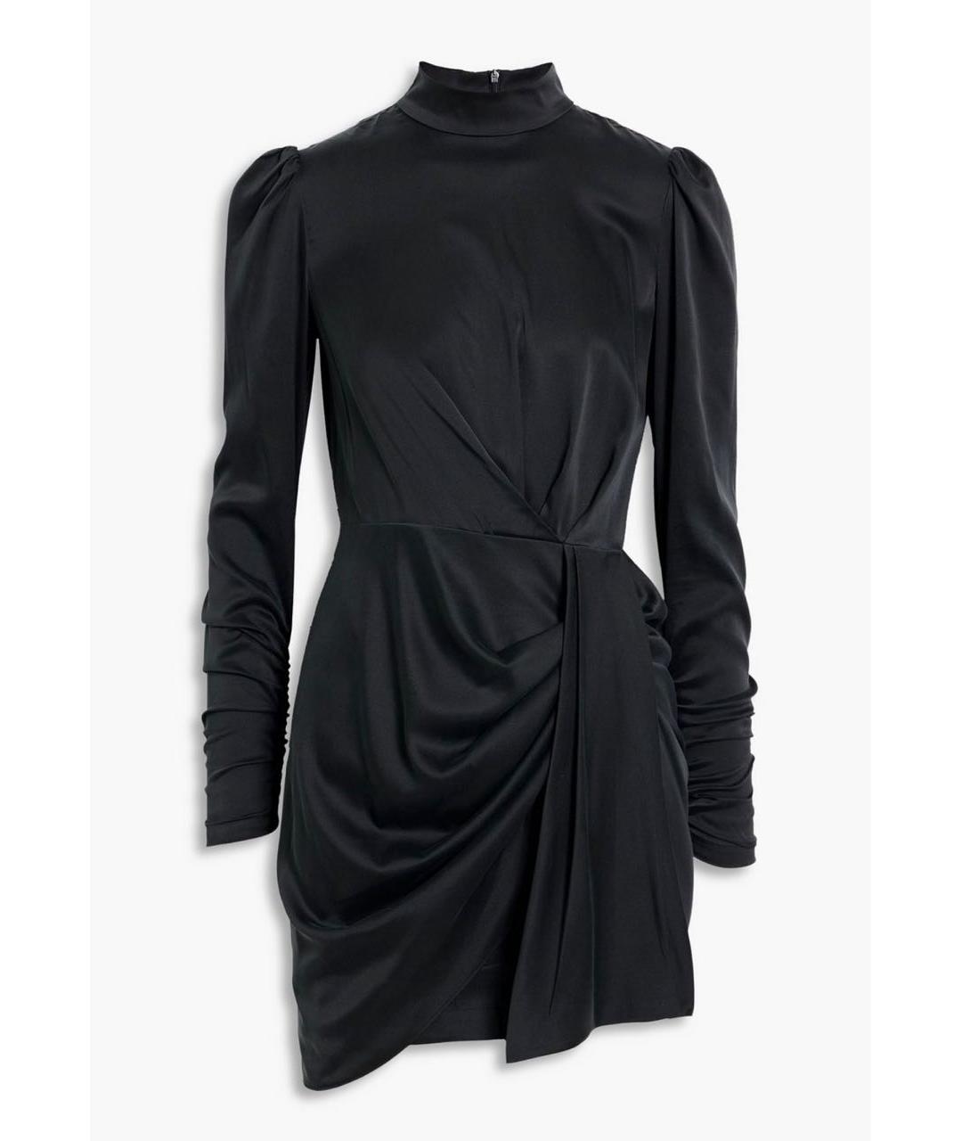 ZIMMERMANN Черное шелковое коктейльное платье, фото 5