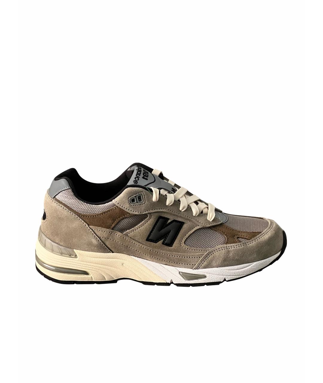 NEW BALANCE Хаки низкие кроссовки / кеды, фото 1