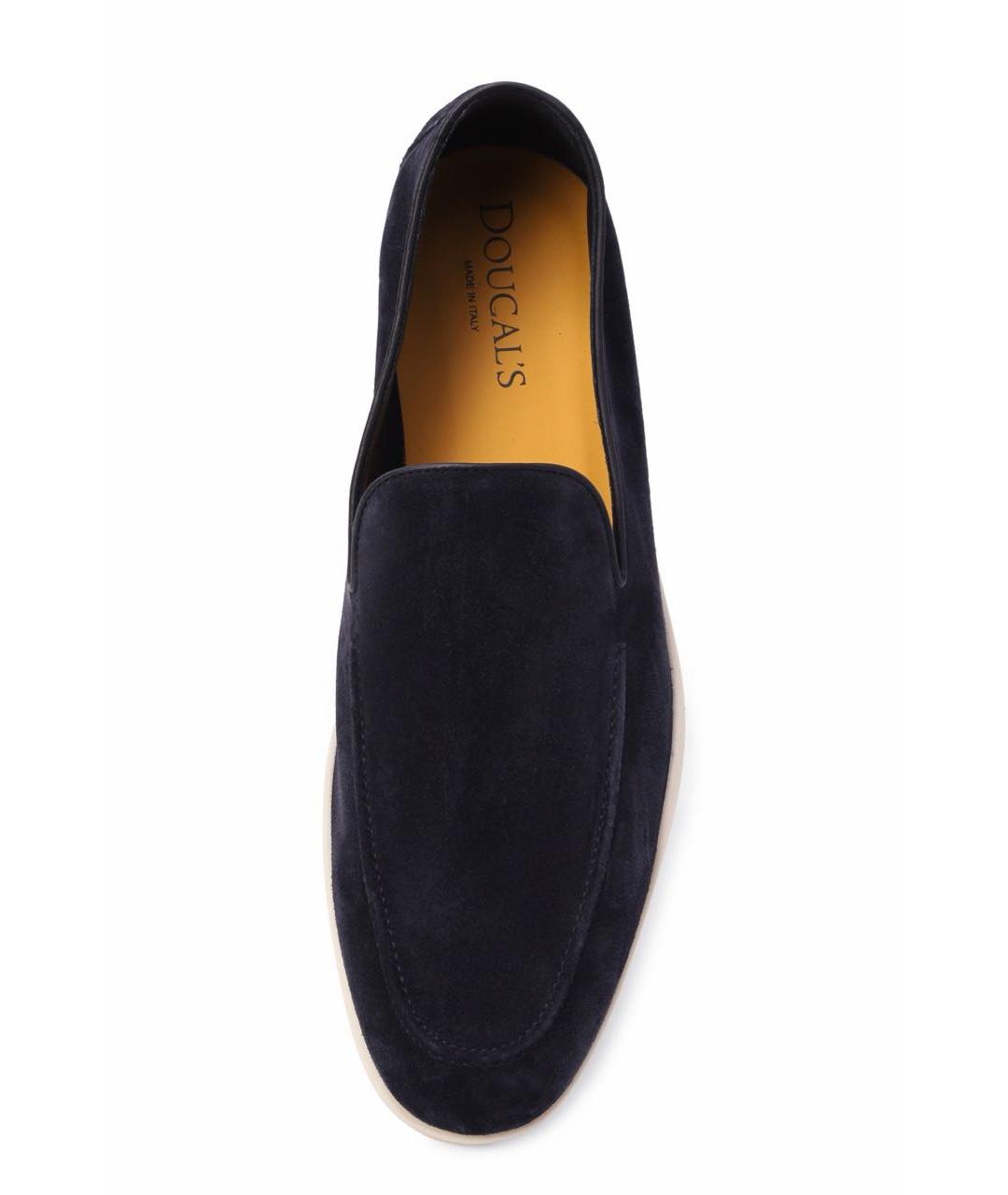 DOUCAL'S Темно-синие замшевые лоферы, фото 3