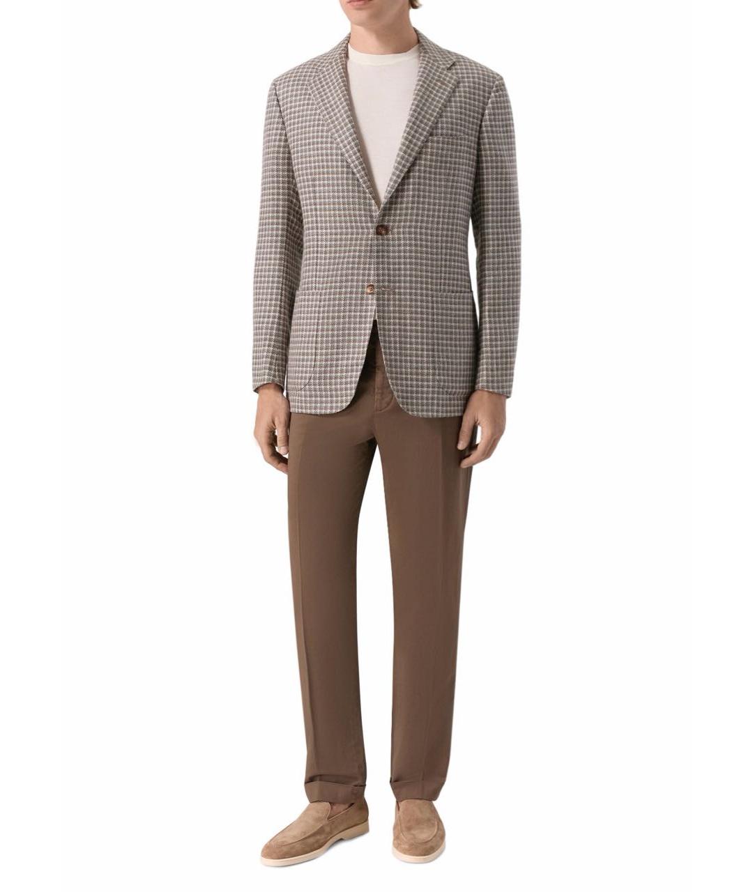 DOUCAL'S Бежевые замшевые лоферы, фото 4