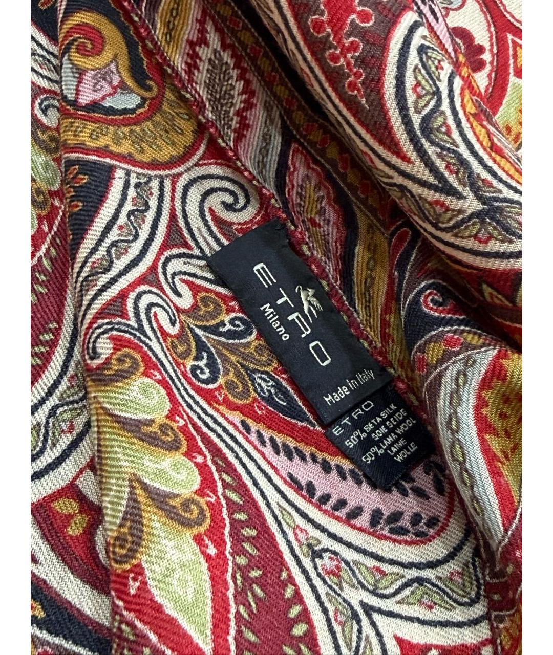 ETRO Мульти шерстяной шарф, фото 3