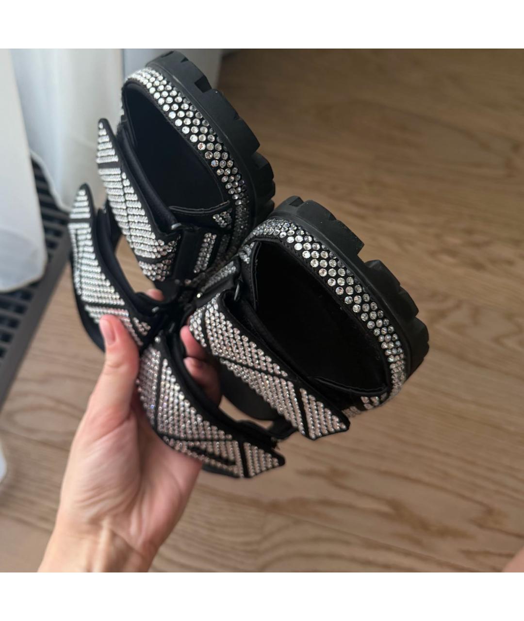 PRADA Черные сандалии, фото 5