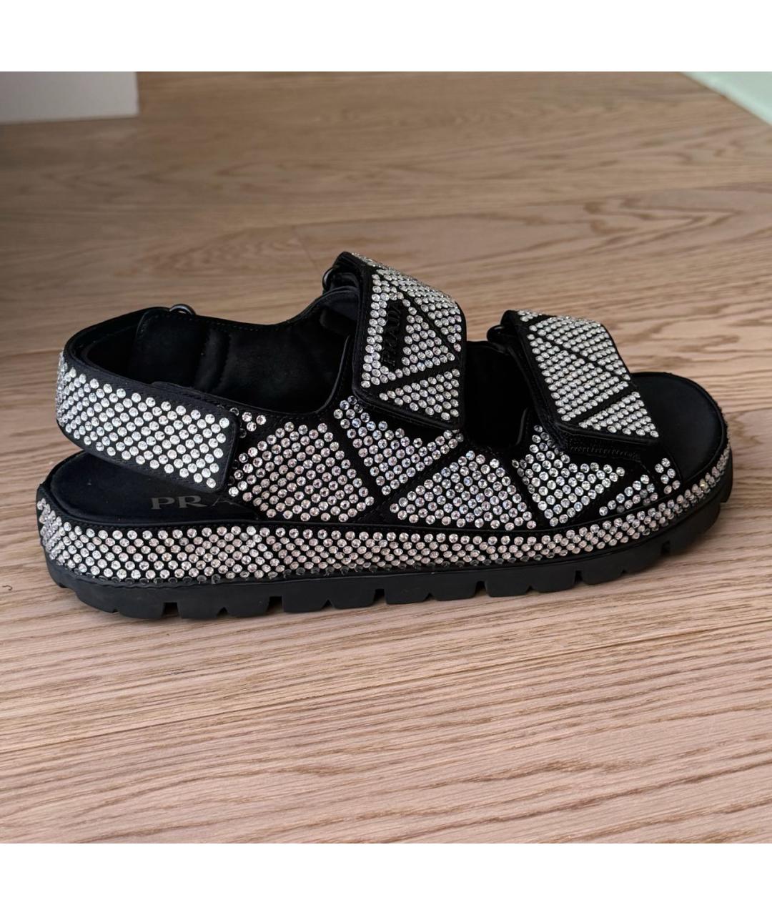 PRADA Черные сандалии, фото 7