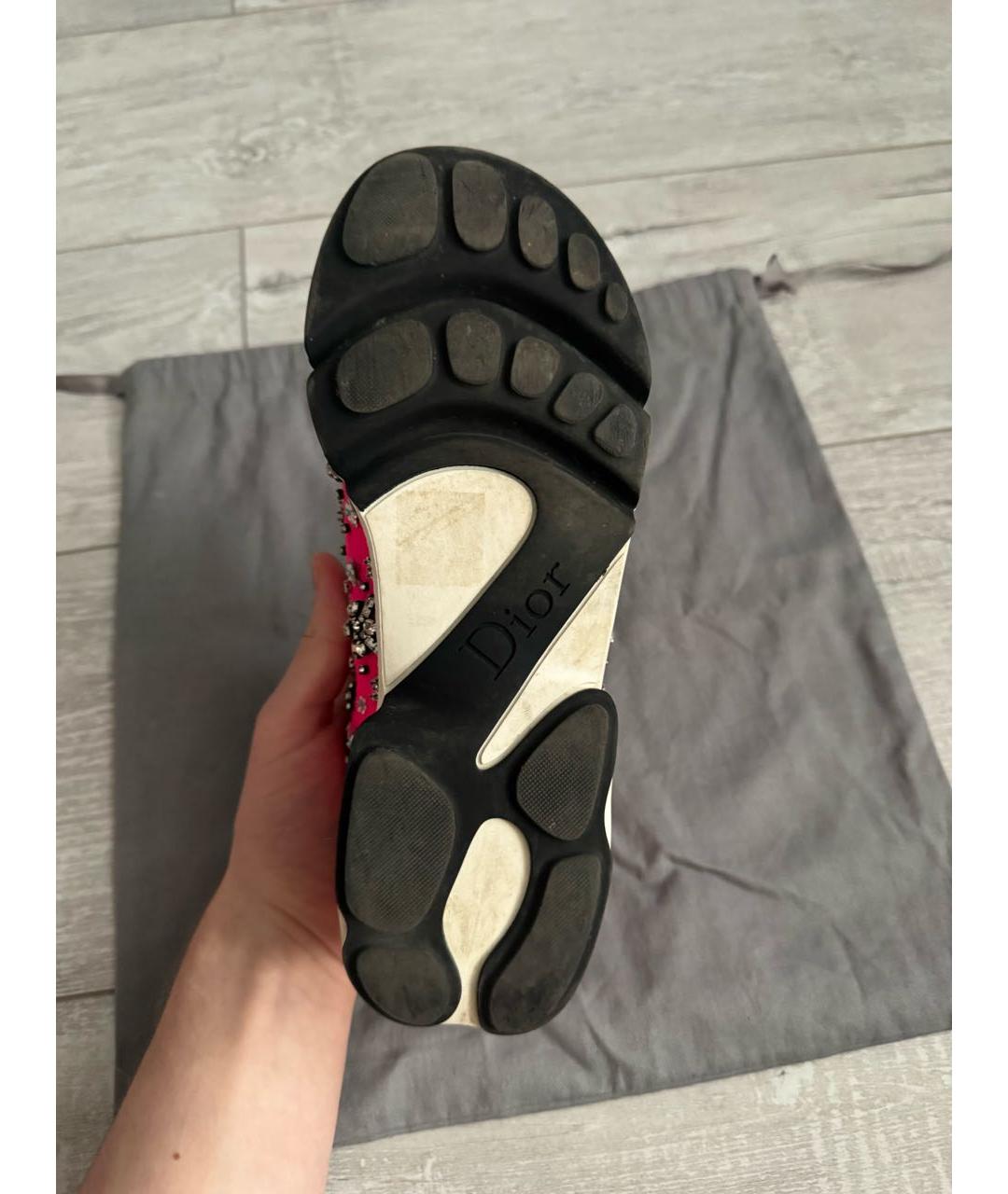 CHRISTIAN DIOR Розовые кроссовки, фото 4