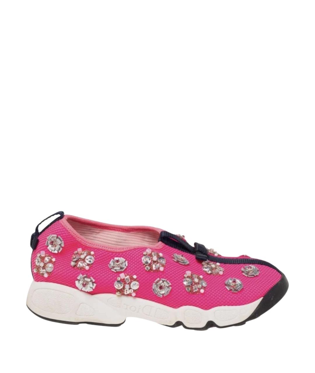 CHRISTIAN DIOR Розовые кроссовки, фото 1