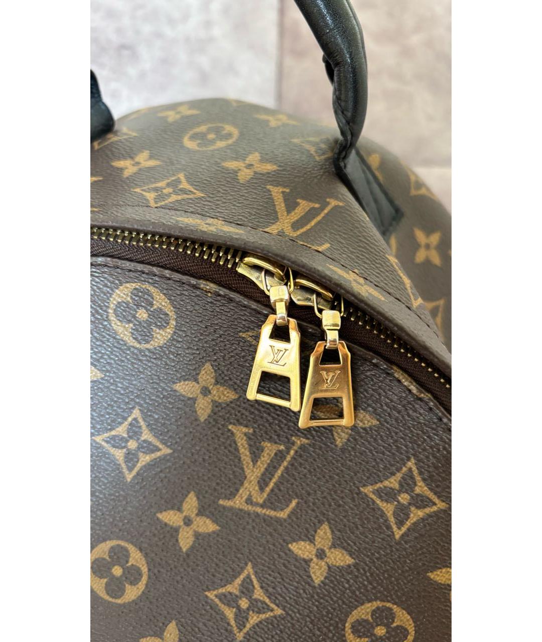 LOUIS VUITTON Коричневый рюкзак, фото 7