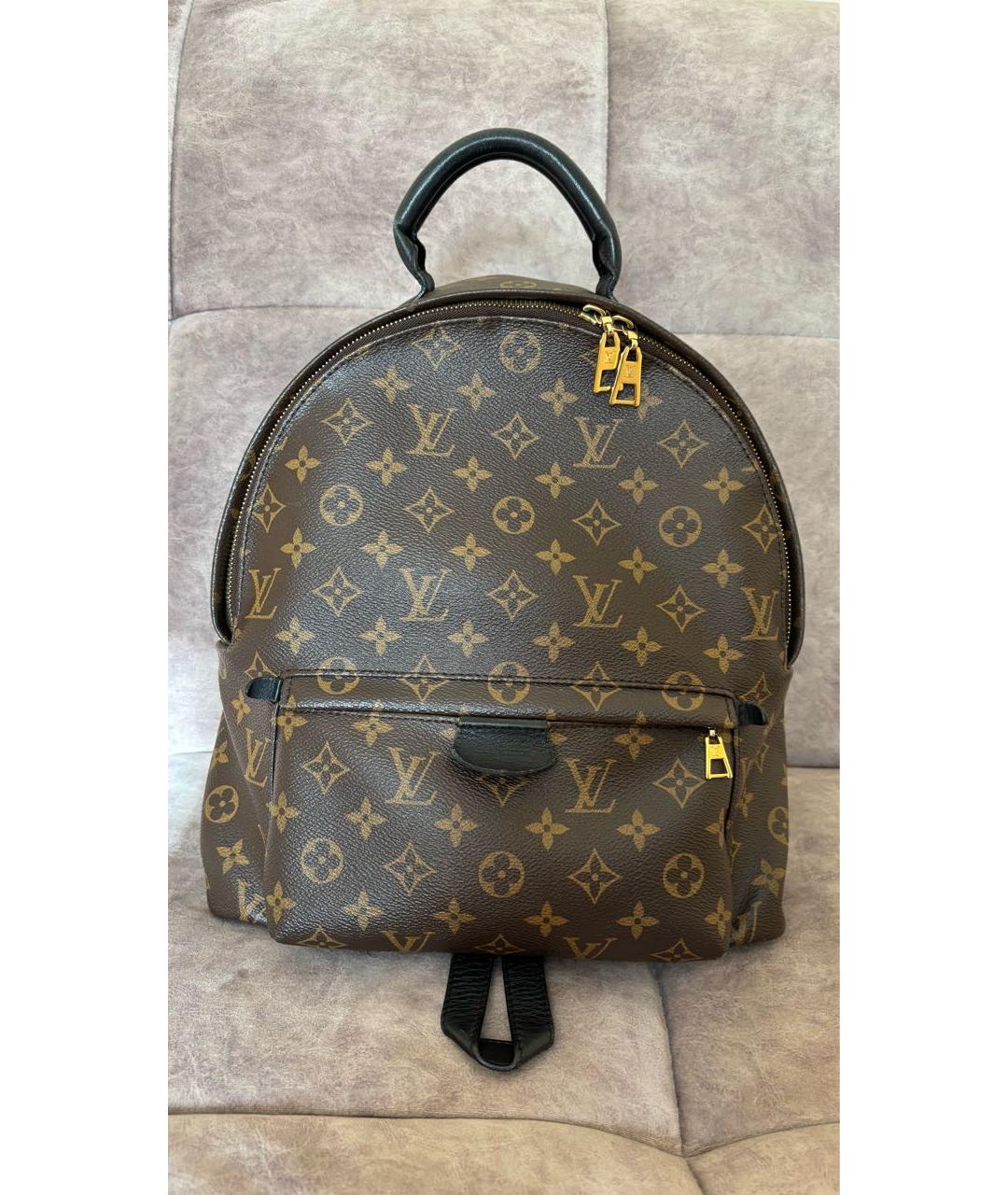 LOUIS VUITTON Коричневый рюкзак, фото 3