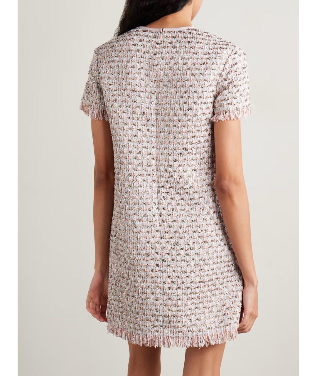 VALENTINO Розовое полиамидовое повседневное платье, фото 3