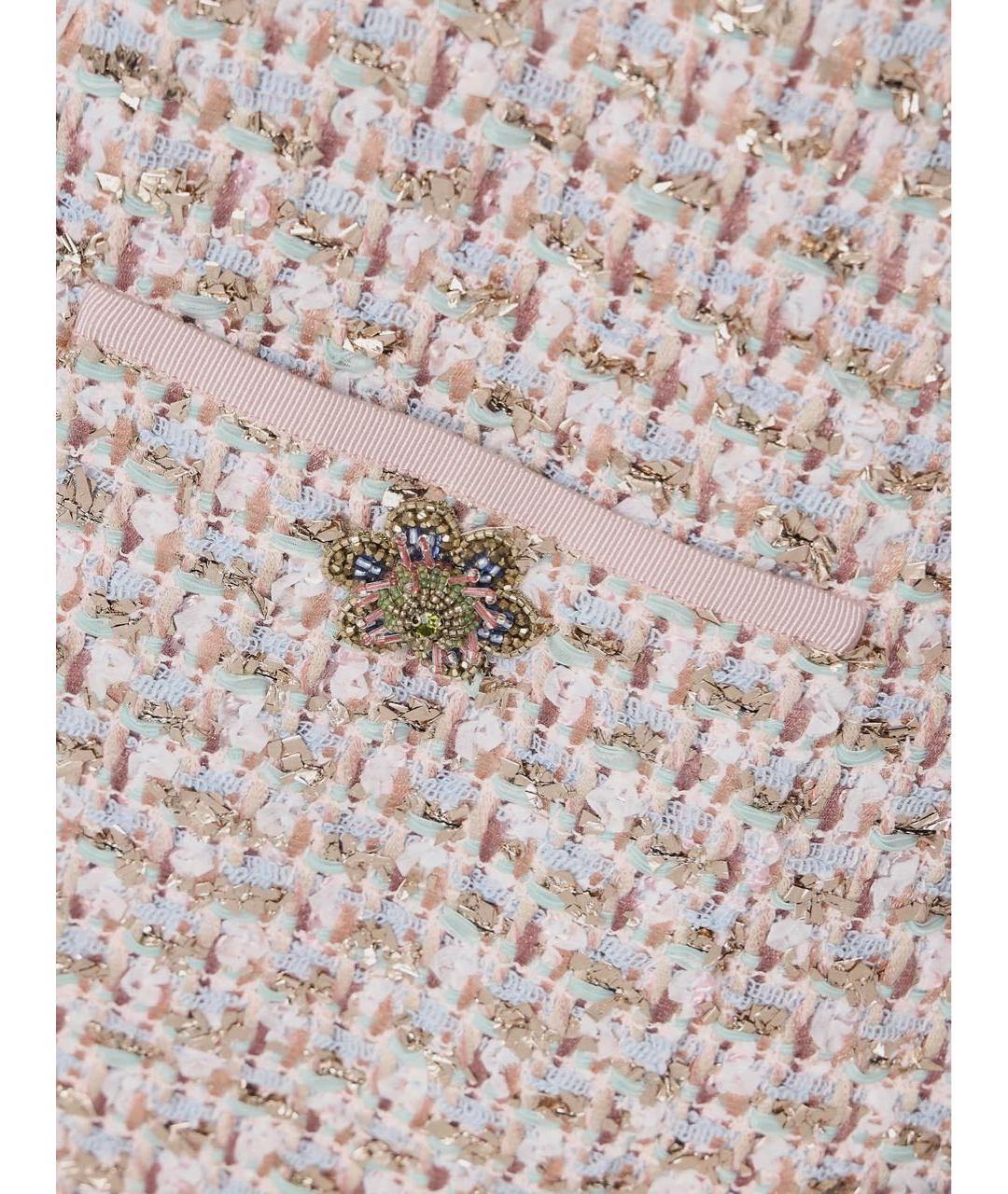 VALENTINO Розовое полиамидовое повседневное платье, фото 4