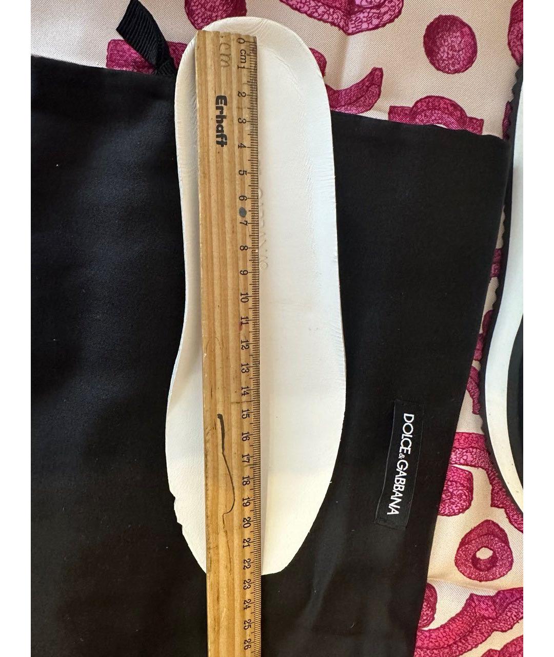 DOLCE&GABBANA Черные кроссовки, фото 7