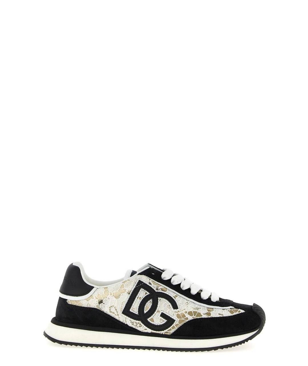 DOLCE&GABBANA Черные кроссовки, фото 9