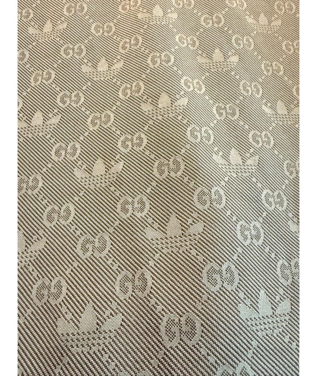 GUCCI Зеленые хлопковое поло с коротким рукавом, фото 4