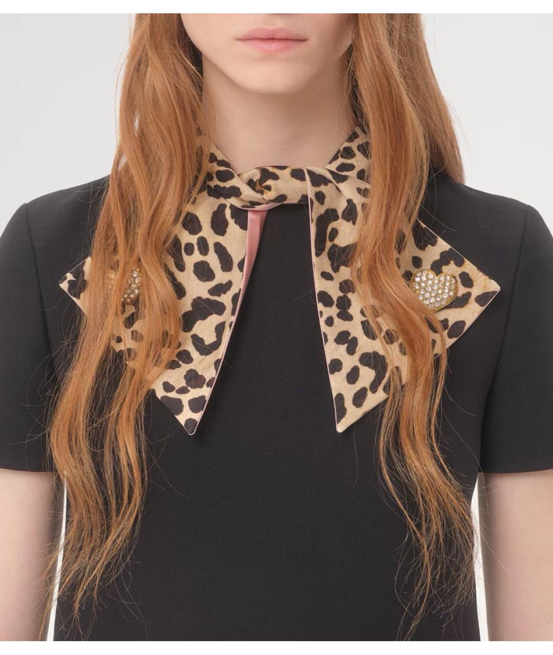 VALENTINO Черное шерстяное повседневное платье, фото 2