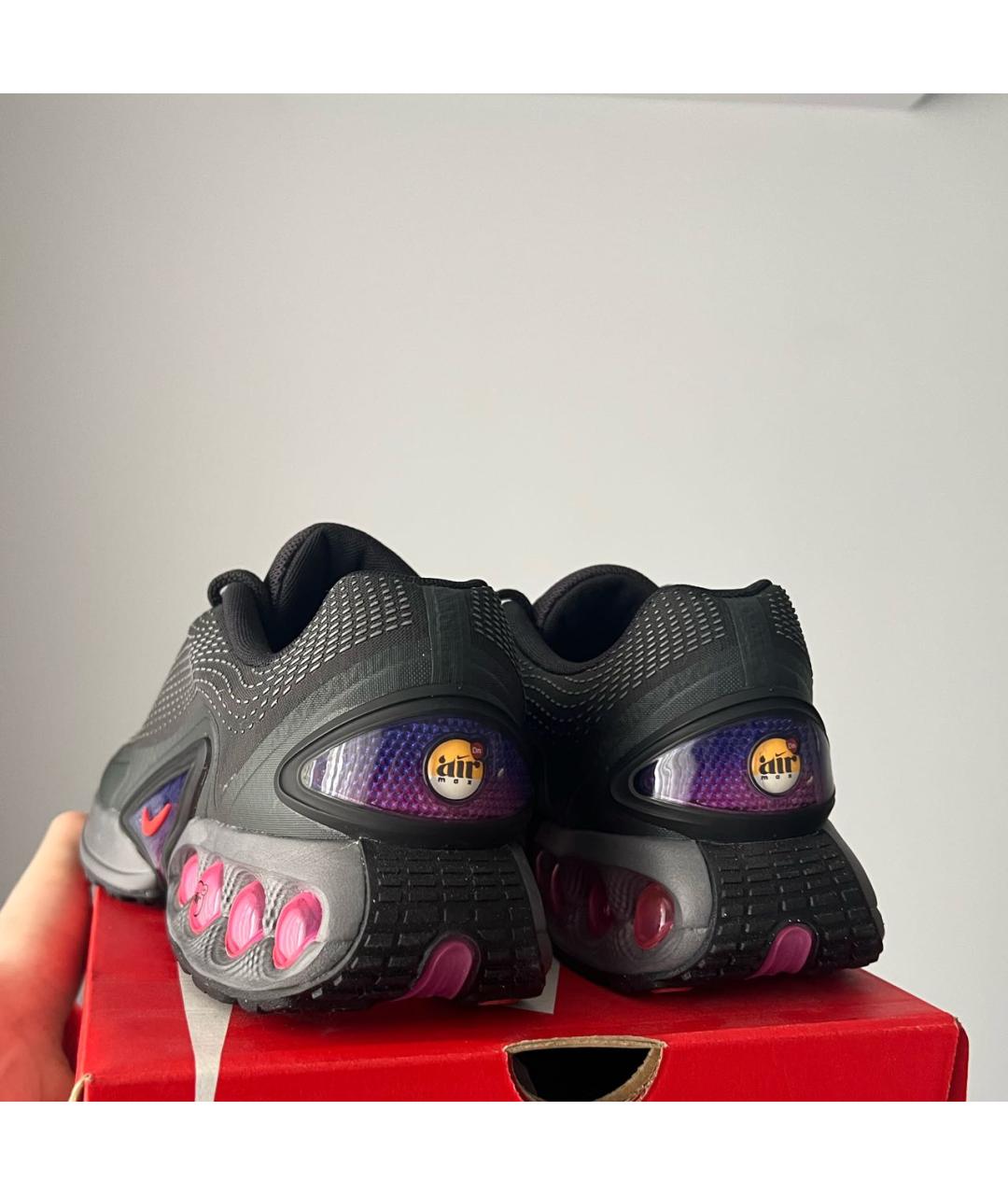 NIKE Антрацитовые низкие кроссовки / кеды, фото 4