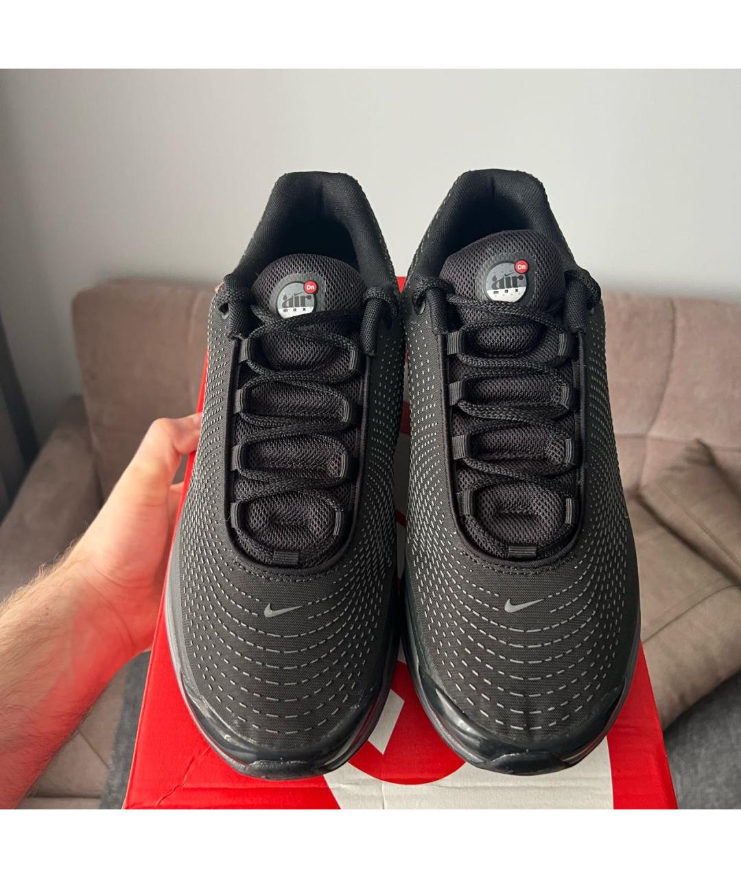 NIKE Антрацитовые низкие кроссовки / кеды, фото 2