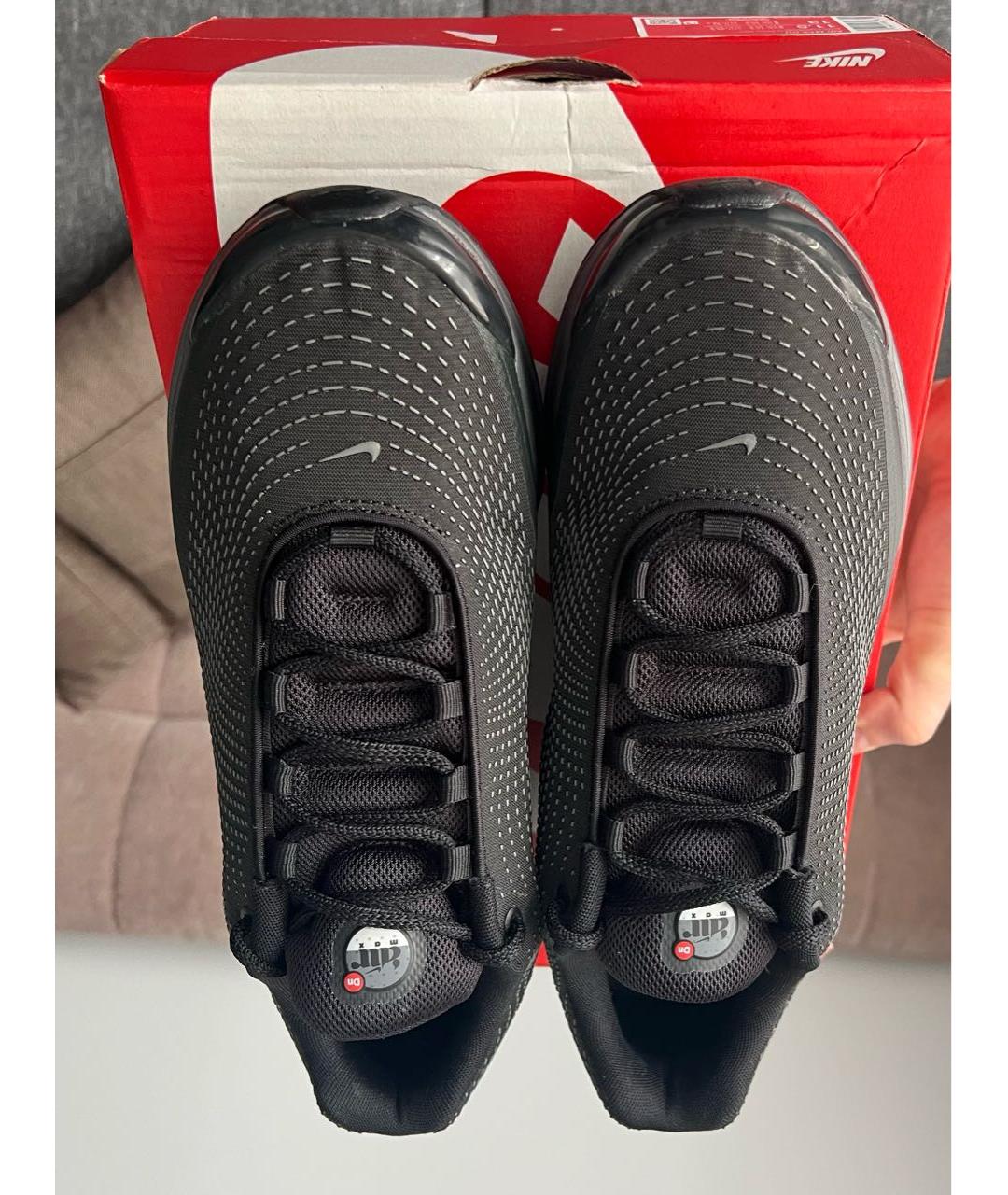 NIKE Антрацитовые низкие кроссовки / кеды, фото 3