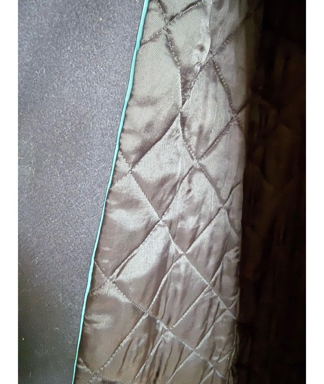 HUGO BOSS Темно-синее шерстяное пальто, фото 7