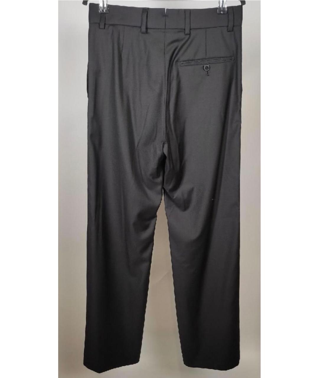 VETEMENTS Черные шерстяные брюки широкие, фото 5