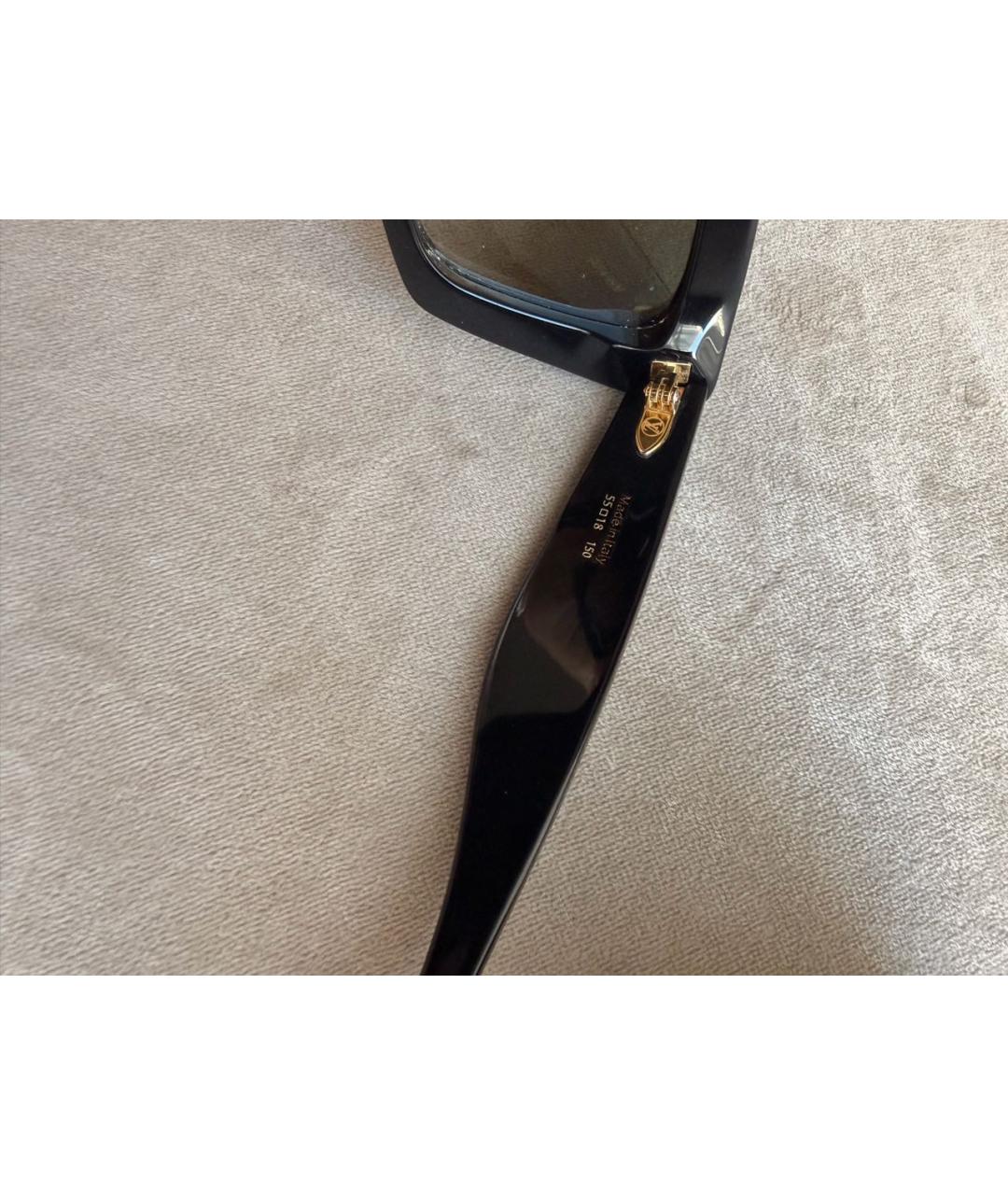 LOUIS VUITTON Черные пластиковые солнцезащитные очки, фото 5