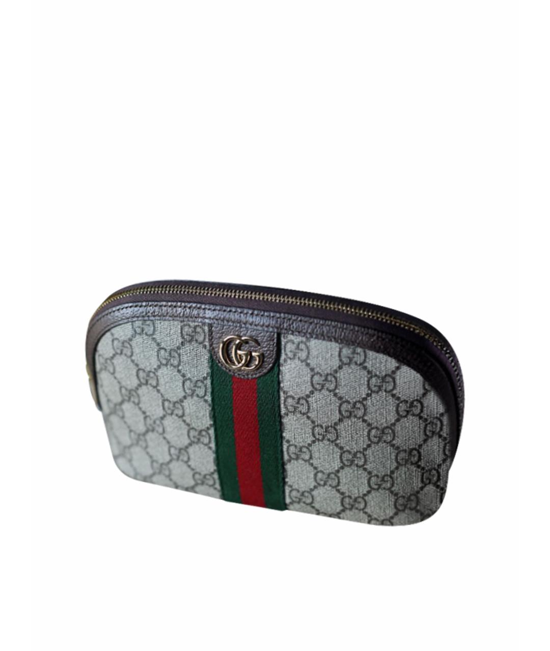 GUCCI Бежевая косметичка, фото 1