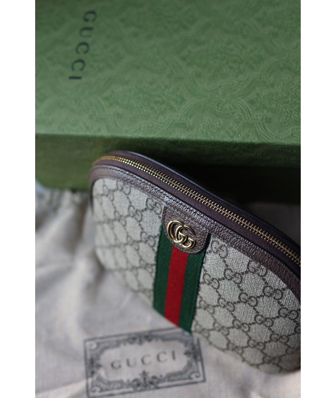 GUCCI Бежевая косметичка, фото 2