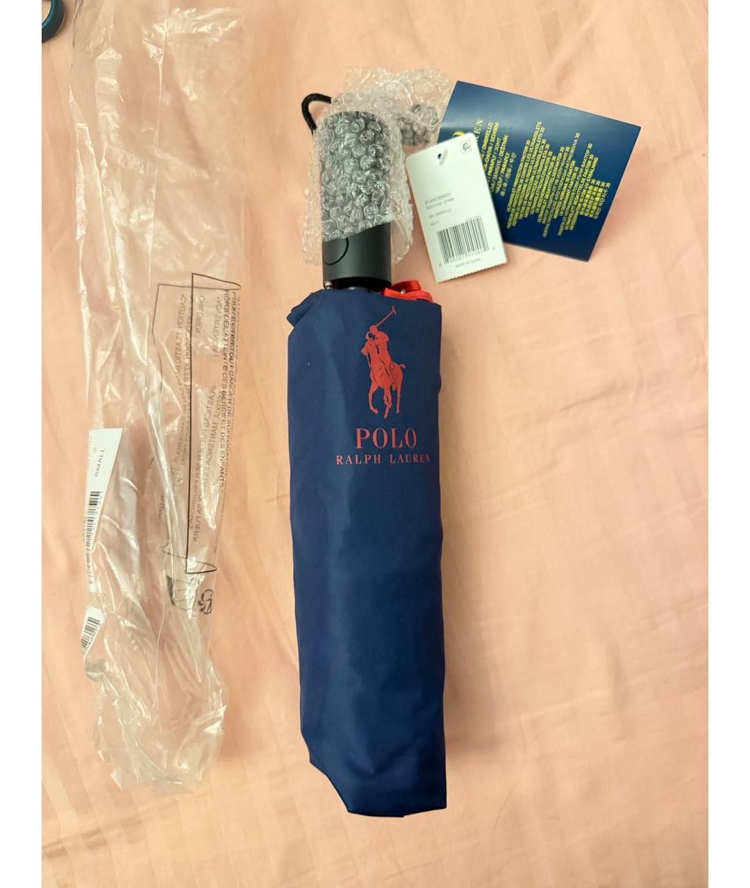 POLO RALPH LAUREN Темно-синий зонт, фото 3