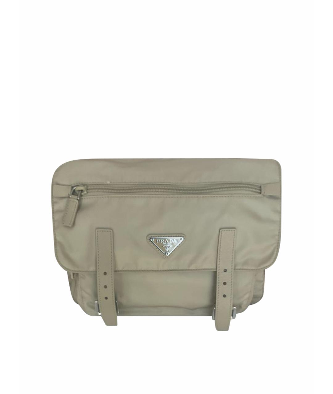 PRADA Бежевая сумка через плечо, фото 1