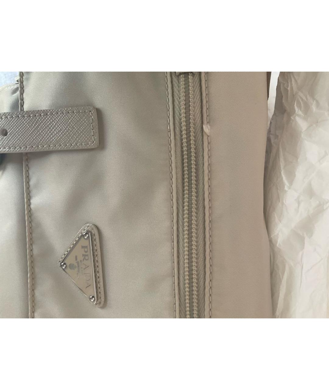 PRADA Бежевая сумка через плечо, фото 5