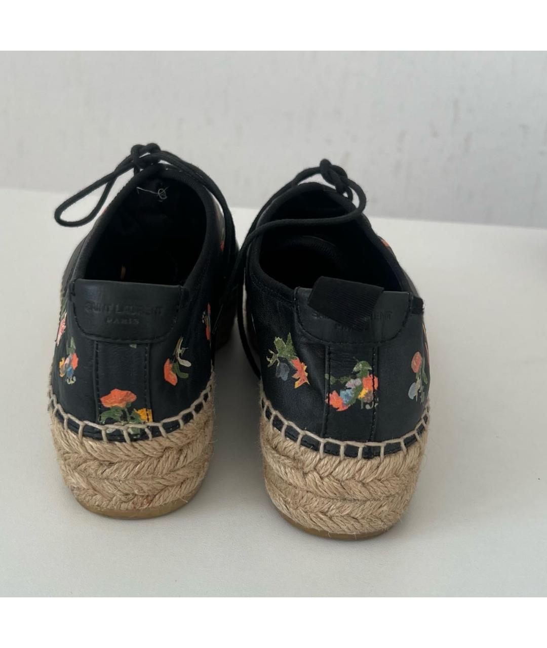 SAINT LAURENT Кожаные эспадрильи, фото 4