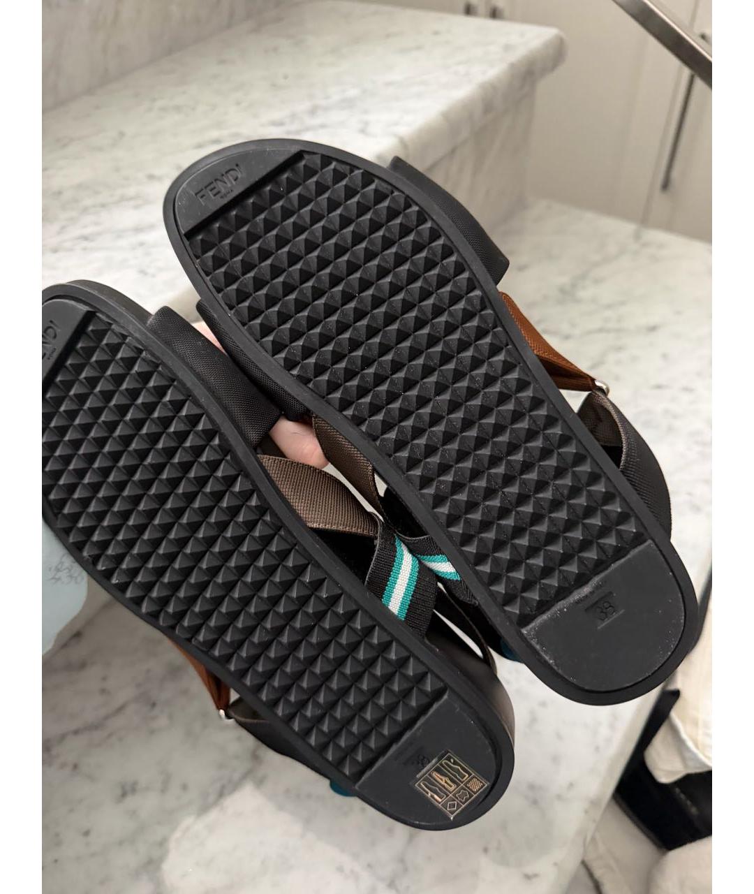 FENDI Мульти сандалии, фото 3