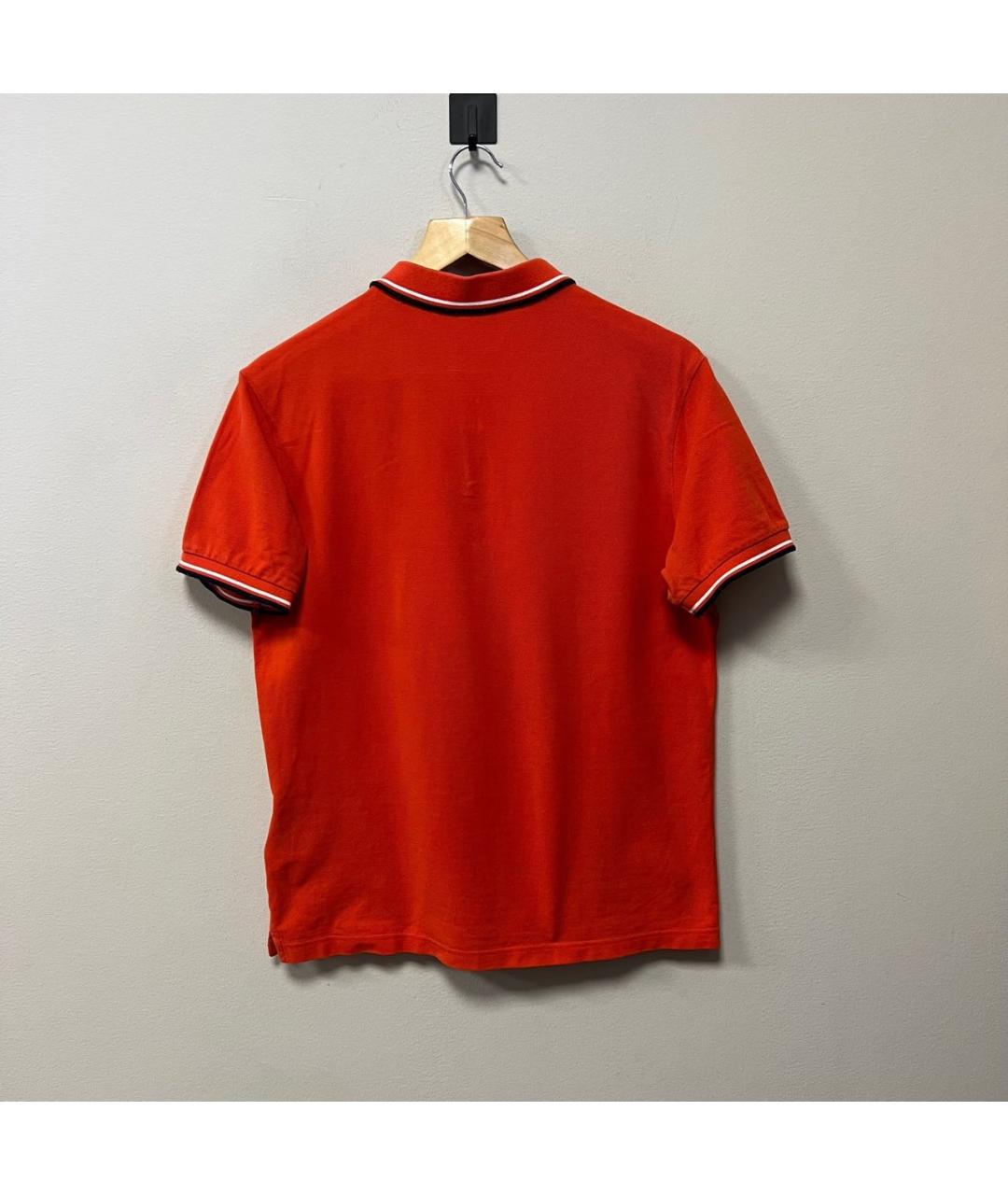 PRADA Красное поло с коротким рукавом, фото 3