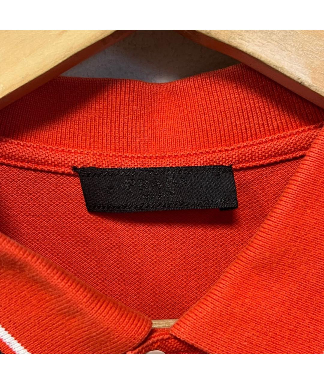 PRADA Красное поло с коротким рукавом, фото 4